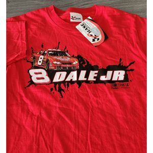 Chase VF Imagewear‎ 2006 Boy's S Dale Jr 8 Red Graphic T-Shirt 100% Cotton NWT